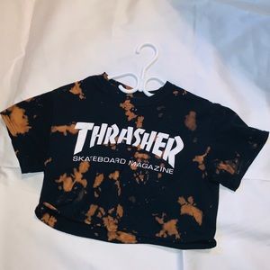 cropped thrasher bleached tee